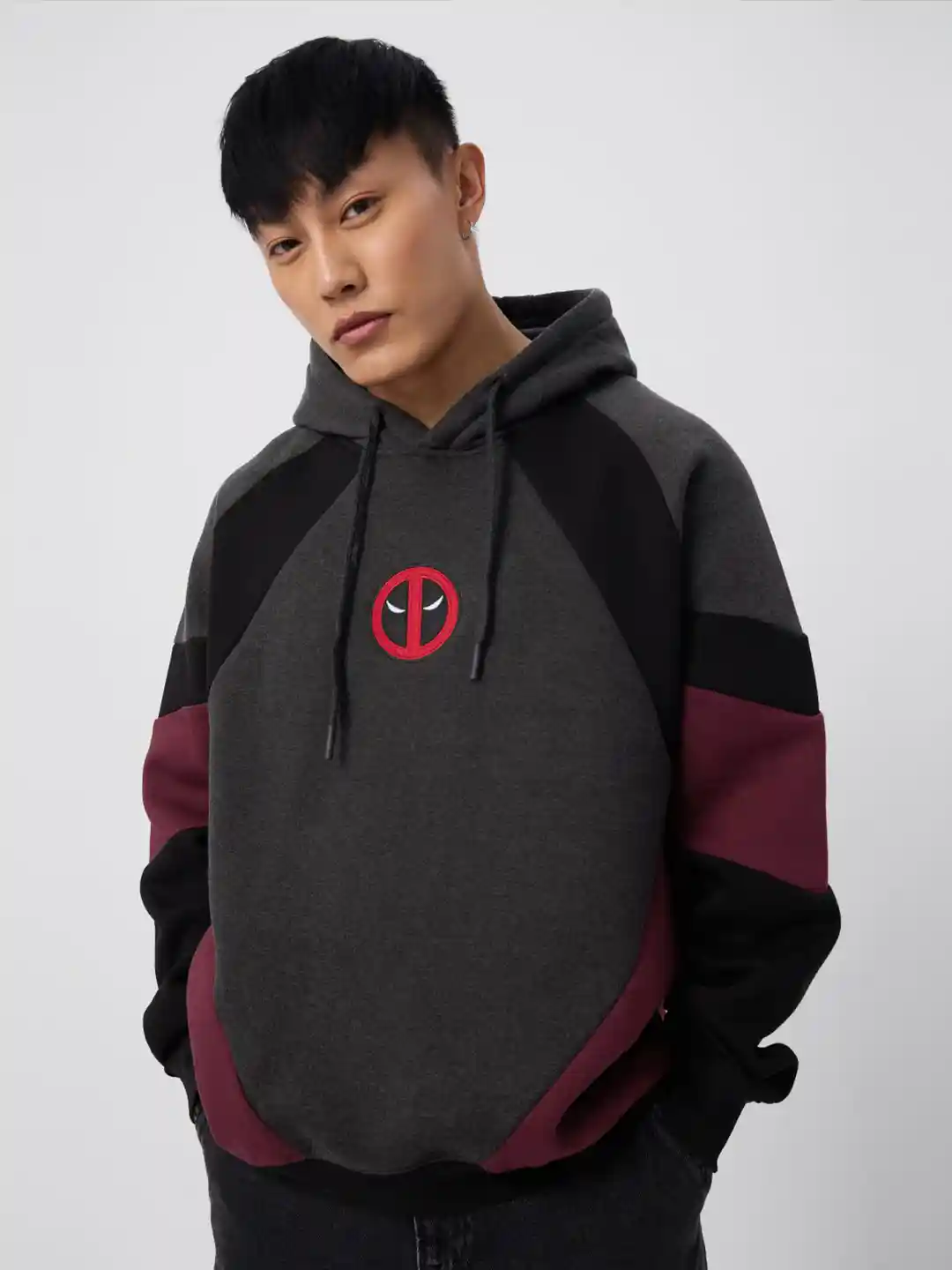 Buy The Souled Store Men Deadpool Wade Wilson Printed Hooded