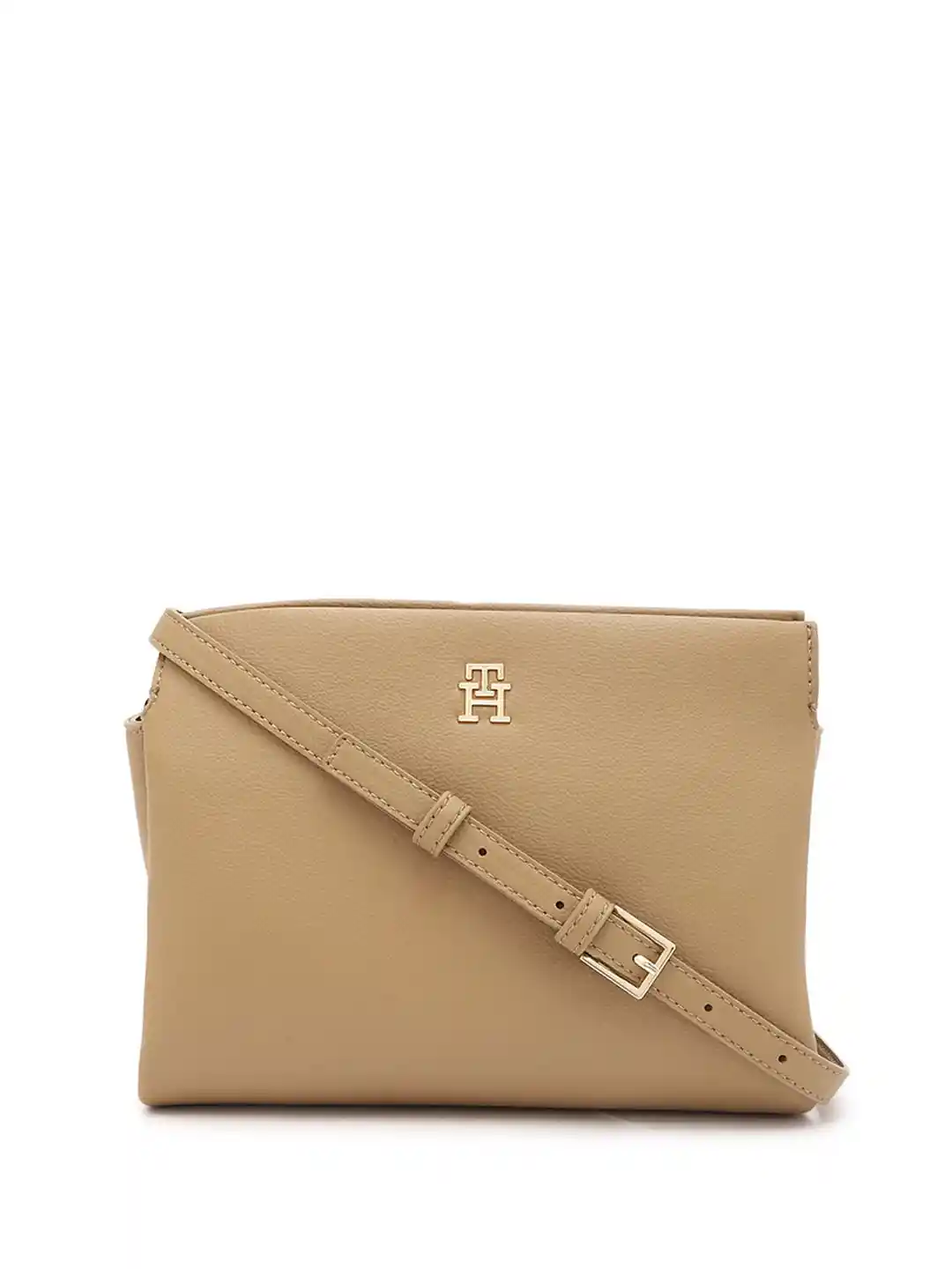 Buy Tommy Hilfiger Women Solid Structured Sling Bag Handbags for