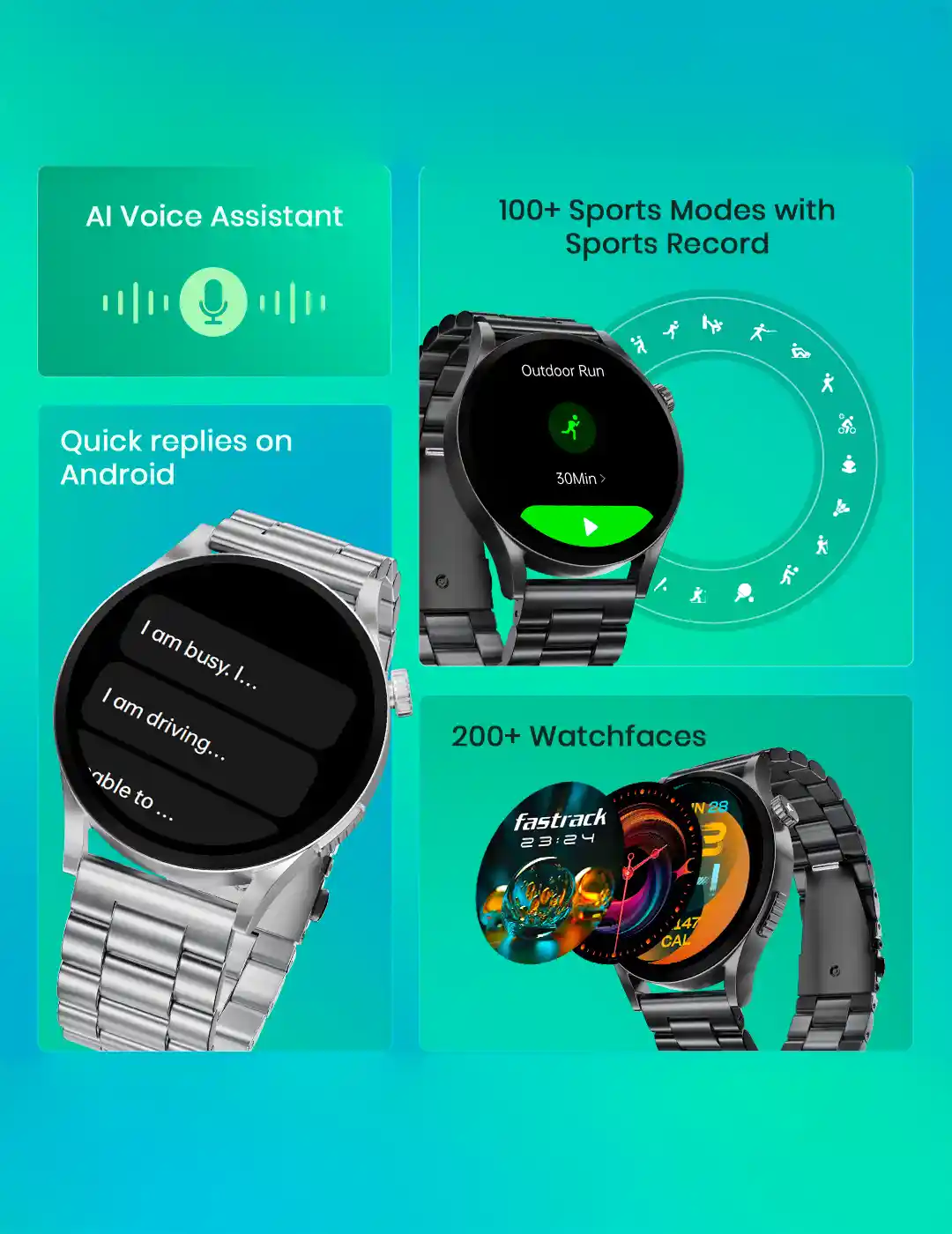 Buy Fastrack Radiant FX4 Digital IP68 EdgeX AMOLED Display AI - Main Image