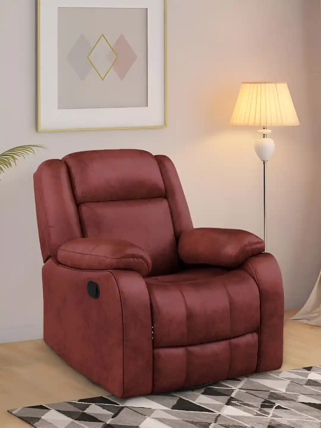 Buy Duroflex Avalon Rocking Revolving Single Seater Suede