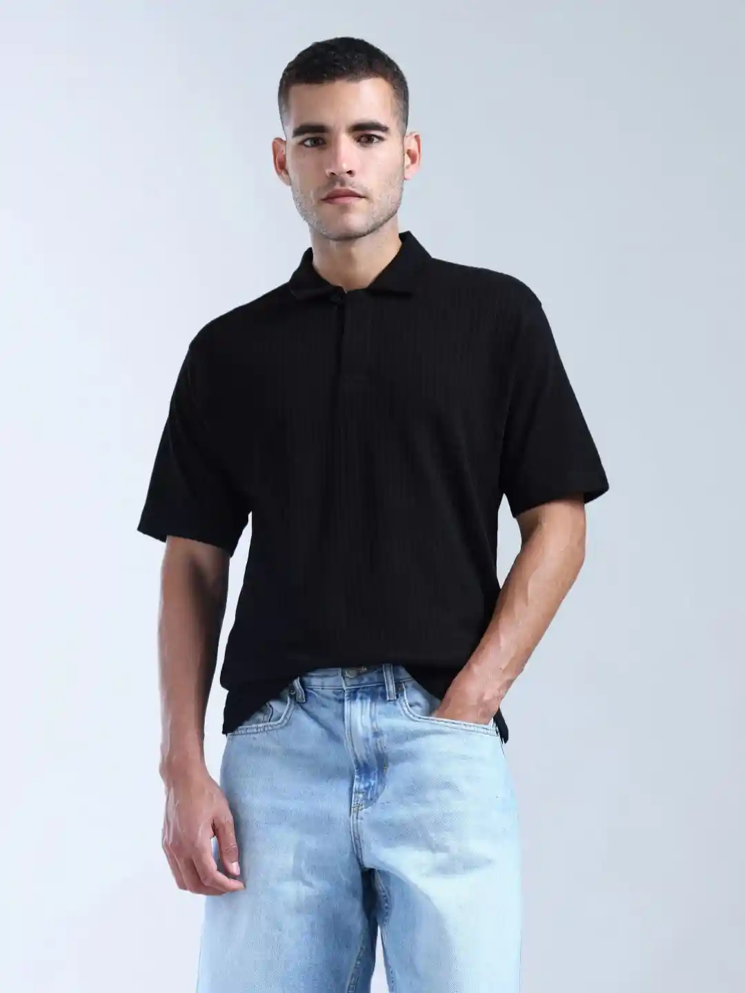 Buy Flying Machine Men Brand Logo Printed Polo Collar Pockets T