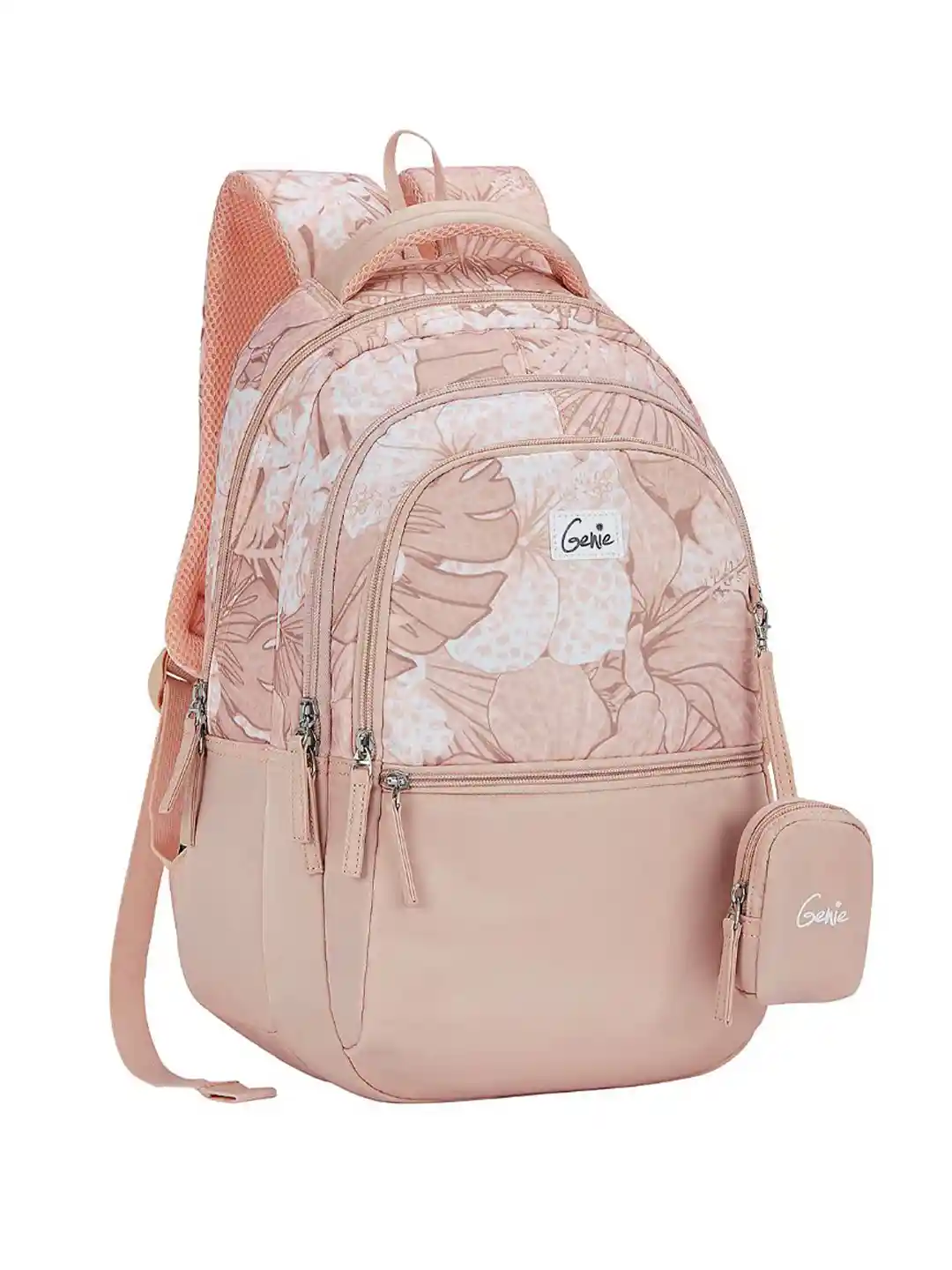 Buy Genie Girls Graphic Backpack With Zip Pouch Backpacks for