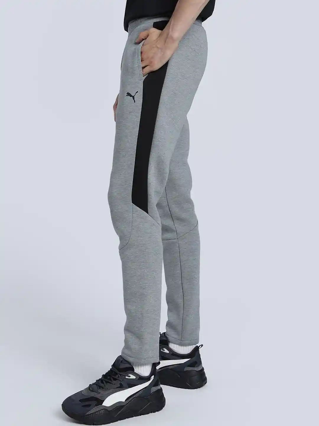 Buy Puma Evostripe Core Men Brand Logo Printed Pure Cotton Slim