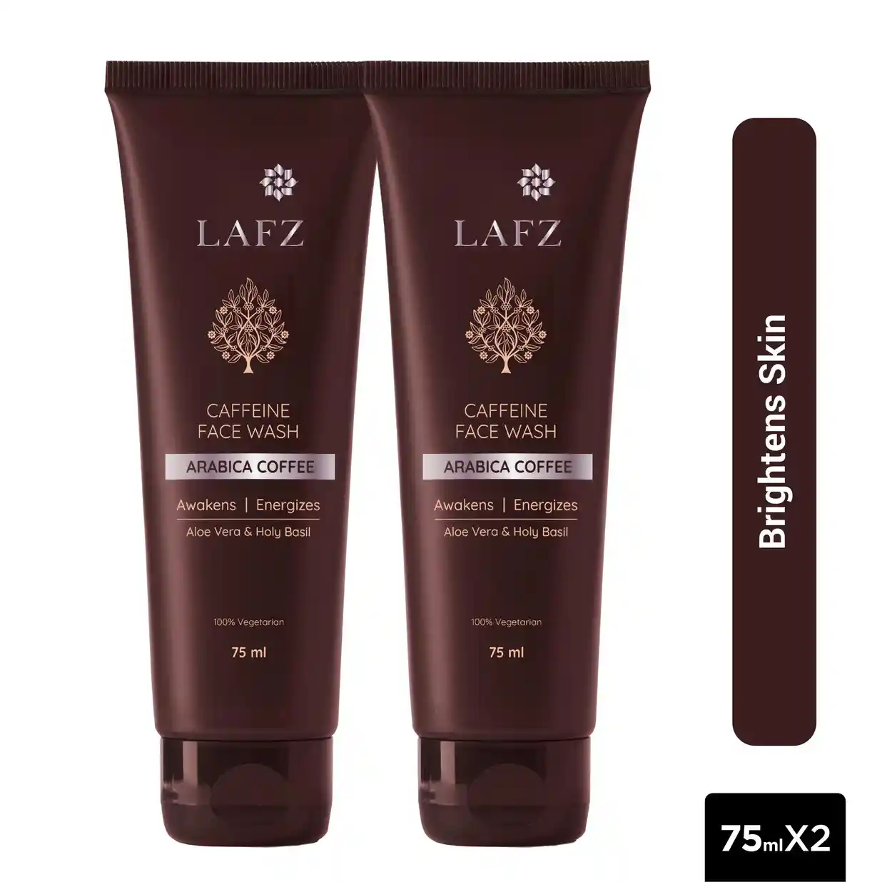 ☆ africancoffee☆ Buy LAFZ Set Of 2 Caffeine Tube Face Wash- 75 ml Each - Face Wash