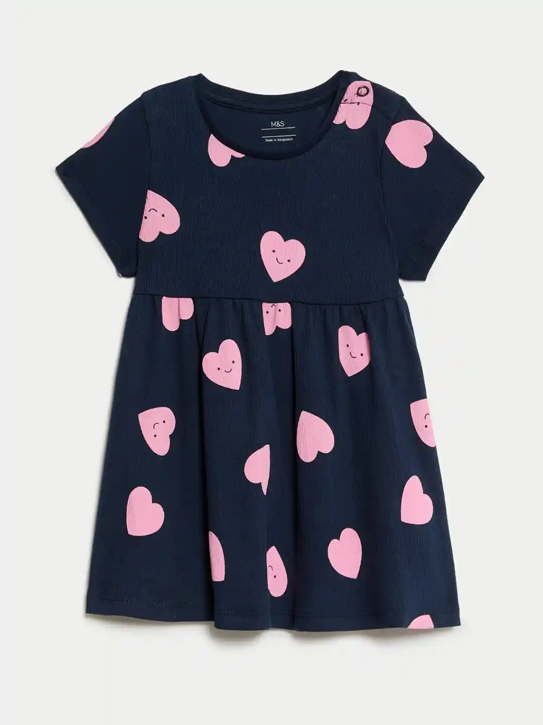 Buy Marks Spencer Polka Dot Print Cold-Shoulder Fit Flare