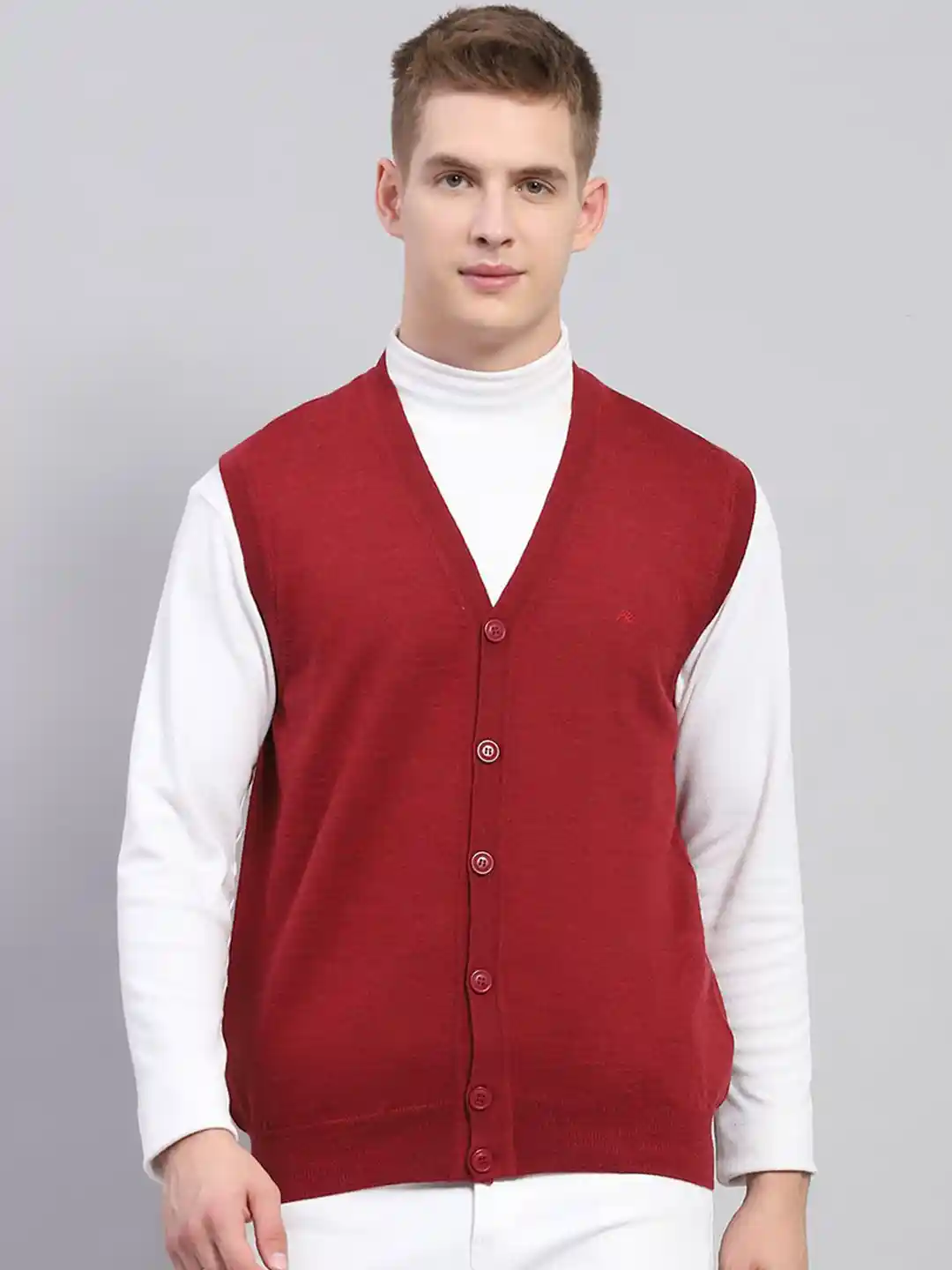 Buy Monte Carlo Men Woollen Cardigan Sweaters for Men 32203158