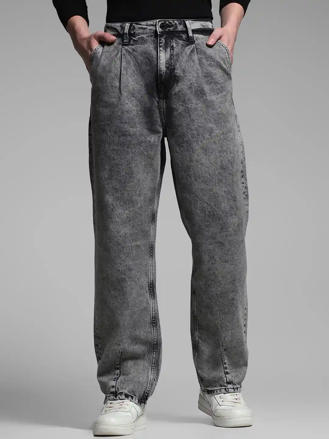 Buy Jack Jones Men Relaxed Fit High-Rise Light Fade Cotton Jeans