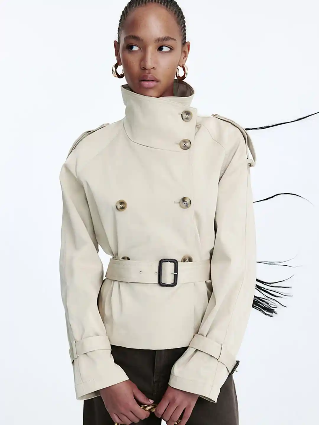 Twill Hm Womens Coats H&M Cotton Twill Trenchcoat