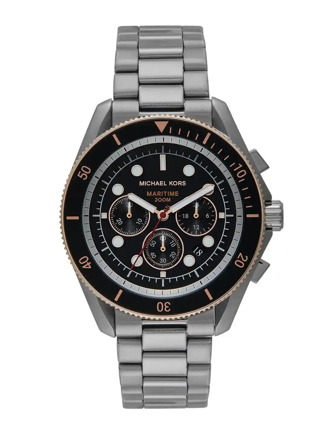 Buy Michael Kors Men Skeleton Dial Stainless Steel Straps