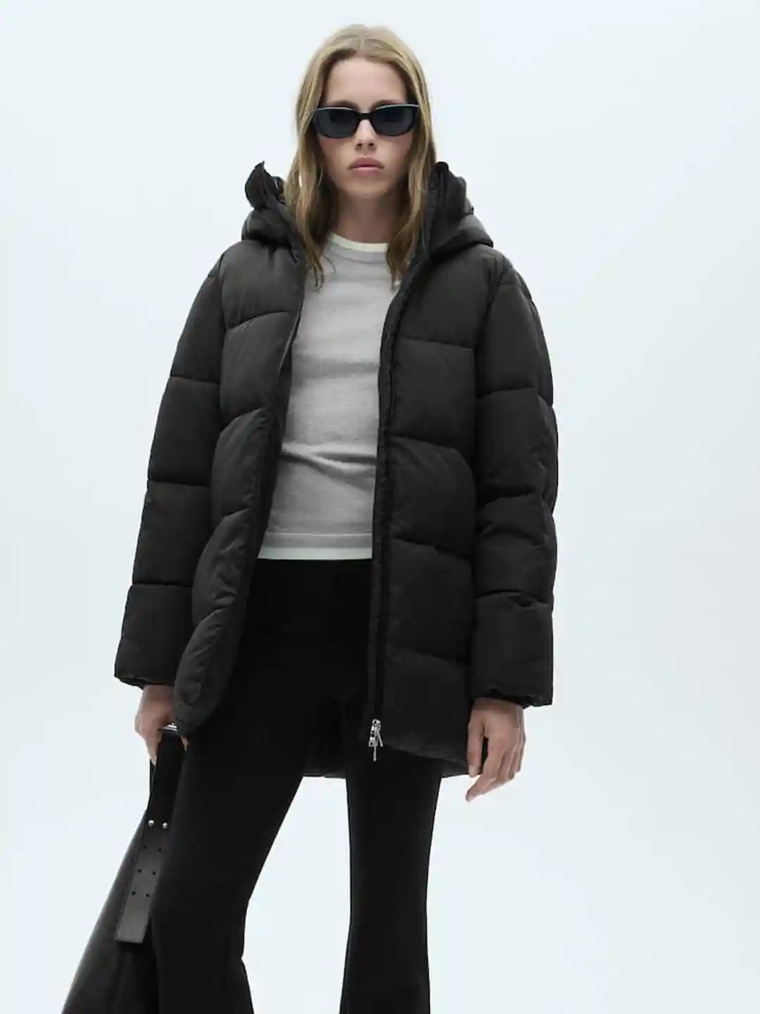 Buy MANGO Longline Puffer Jacket Jackets for Women 32075676 Myntra