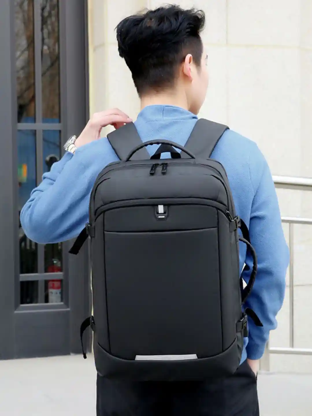 Carry Trip Unisex Water-Resistant Laptop Backpack With USB Port