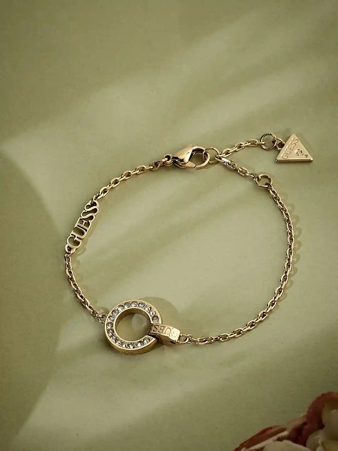 Buy GUESS Women Rose Gold-Plated Stainless Steel Bracelet