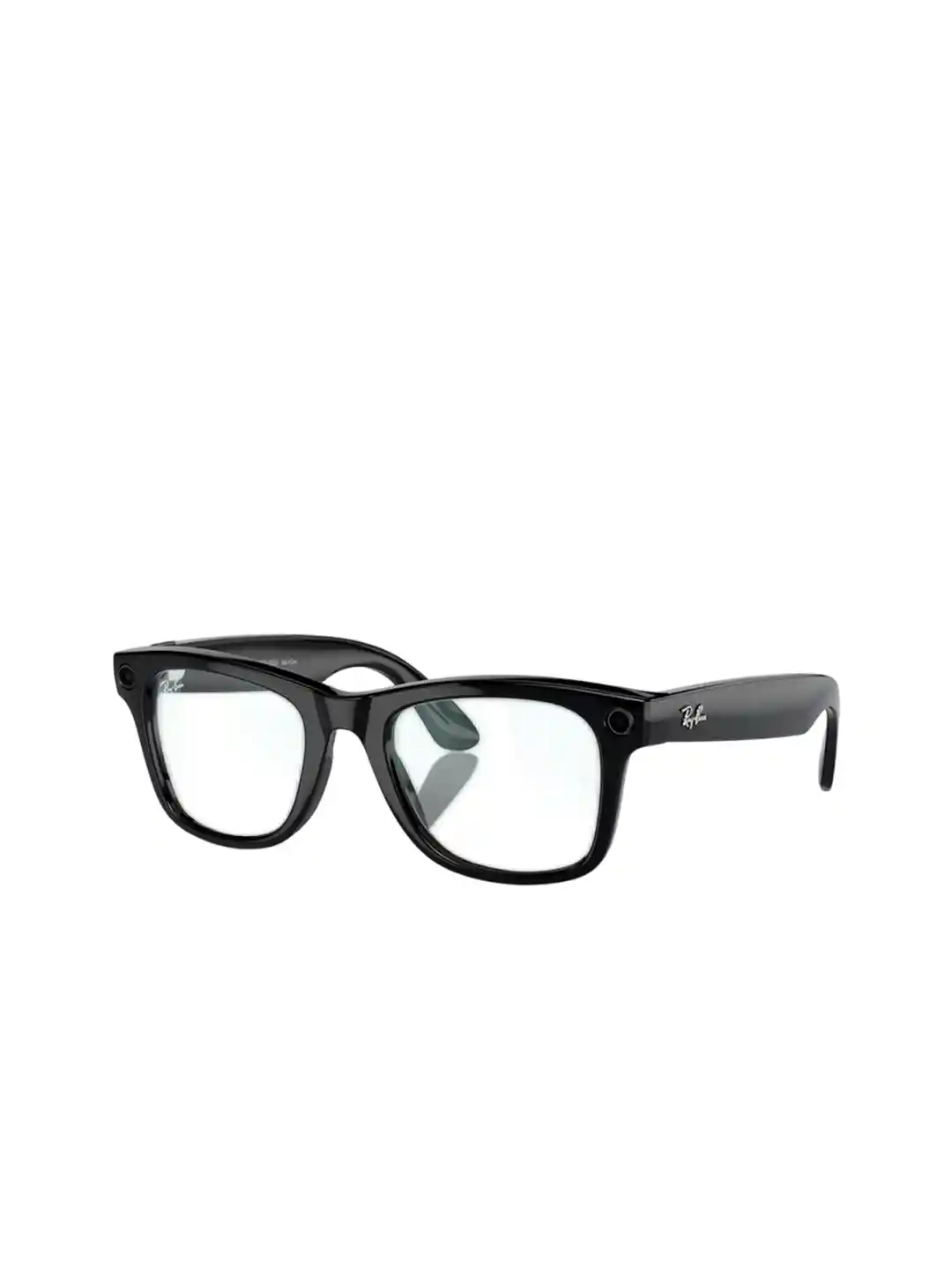 Ray-Ban Meta Wayfarer Unisex Clear Lens Shiny Black colour Frame  0RW4008601/SB53