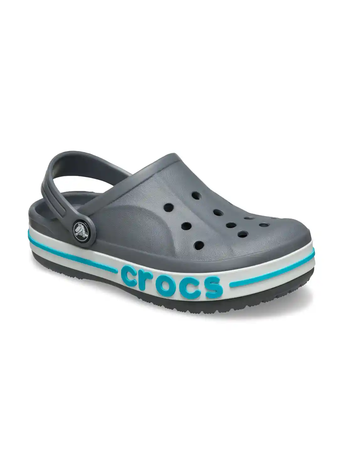 Crocs Bayaband Clog Grey And Blue CROCS Bayaband Clog Men Clogs
