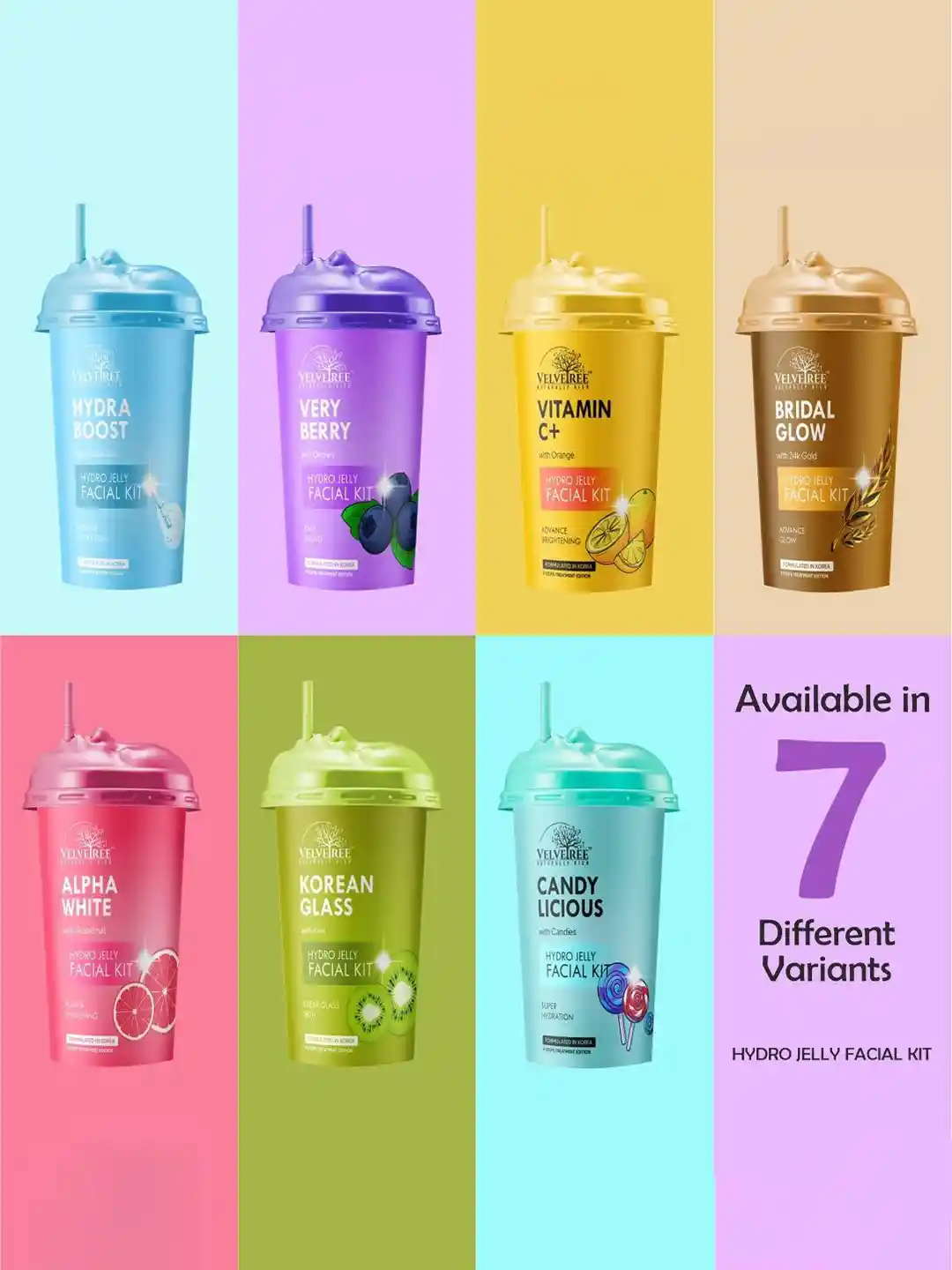 Buy Velvetree Alpha White Hydro Jelly Facial Kit With Grapefruit