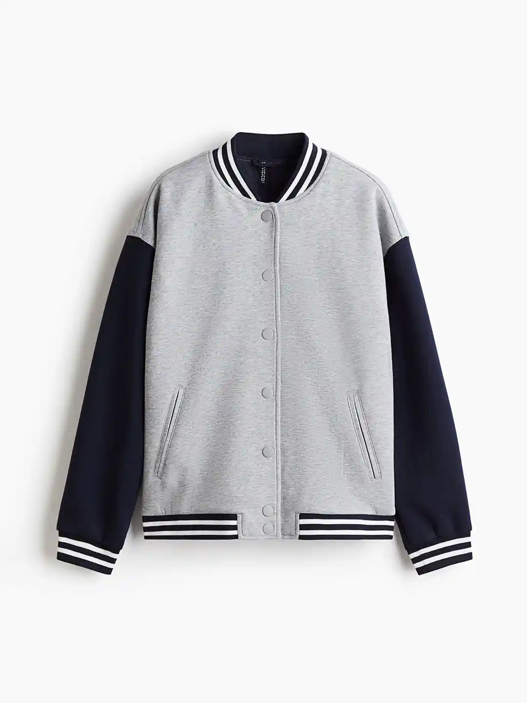 H&M Motif-Detail Baseball Jacket