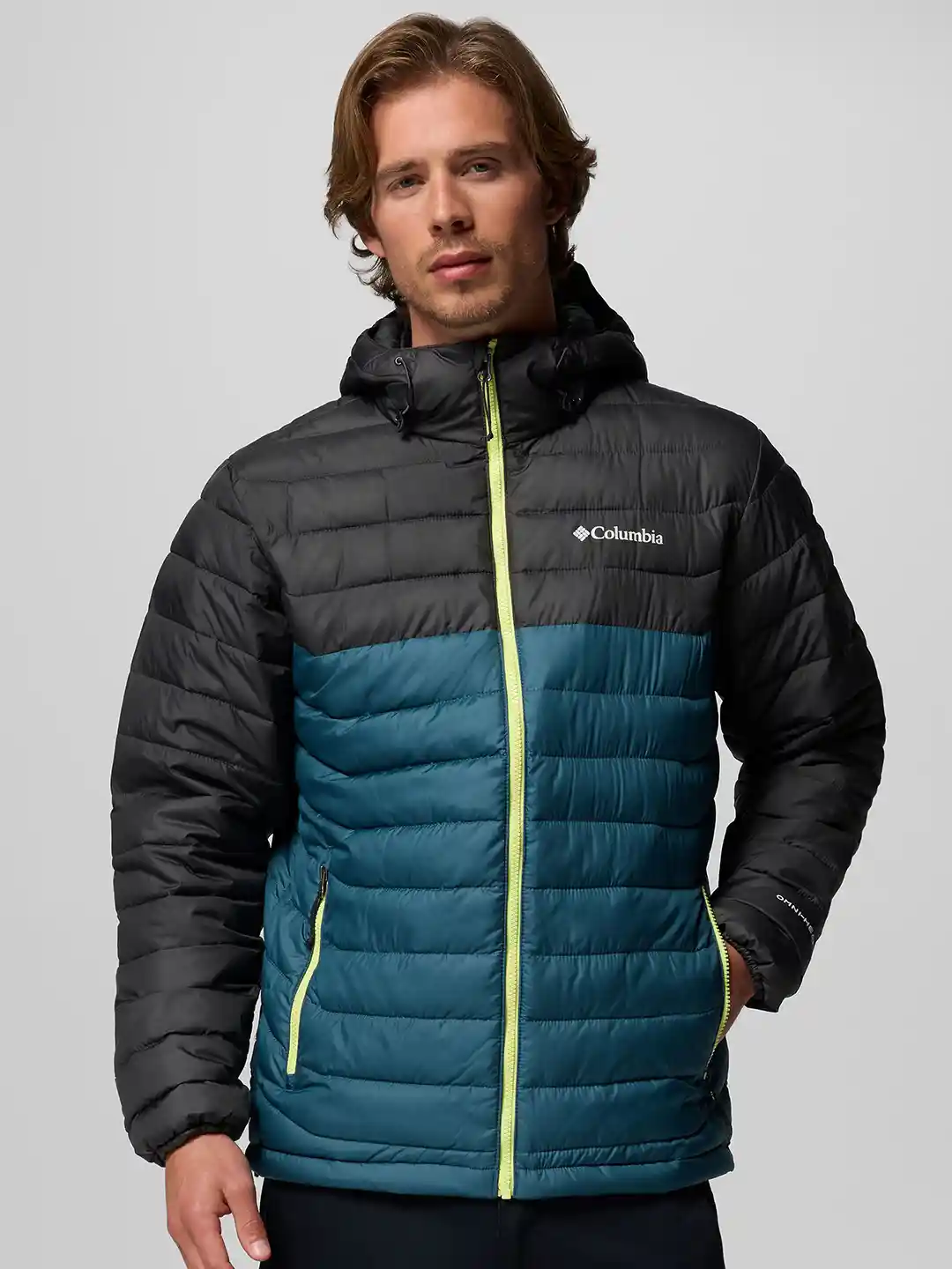 Columbia Powder Lite II Colourblocked Omniheat Water Resistance Down Jacket