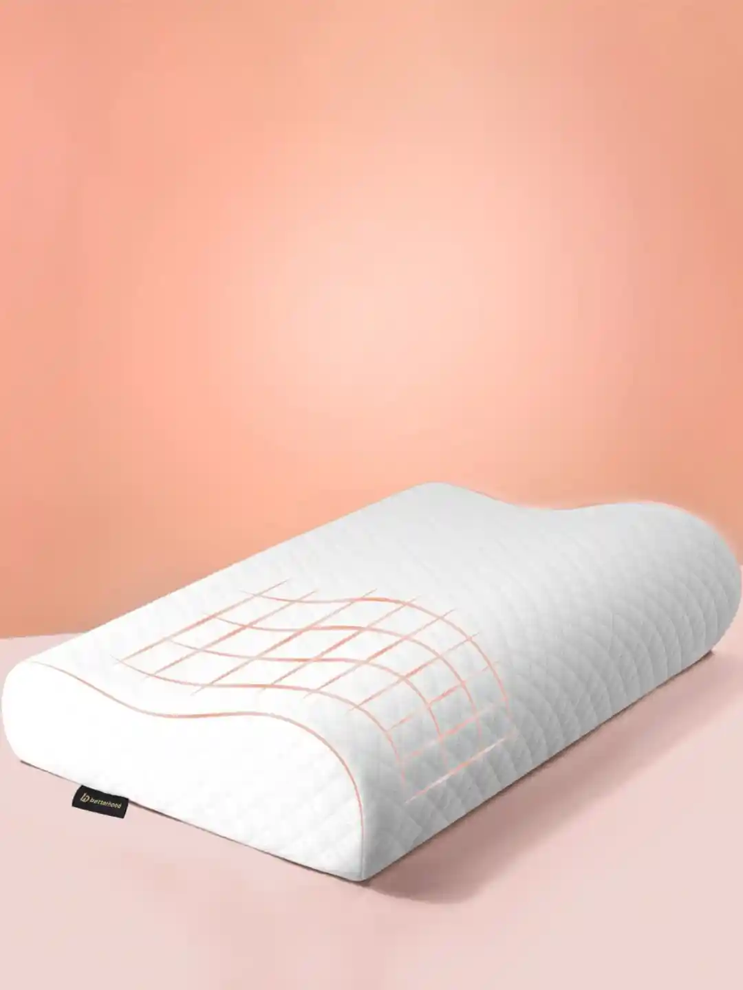 Buy betterhood White Memory Foam Ergonomic Dual Height Small