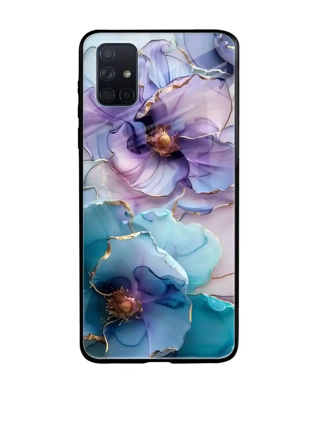 Buy QRIOH Floral Printed Samsung Galaxy A51 Back Case Mobile