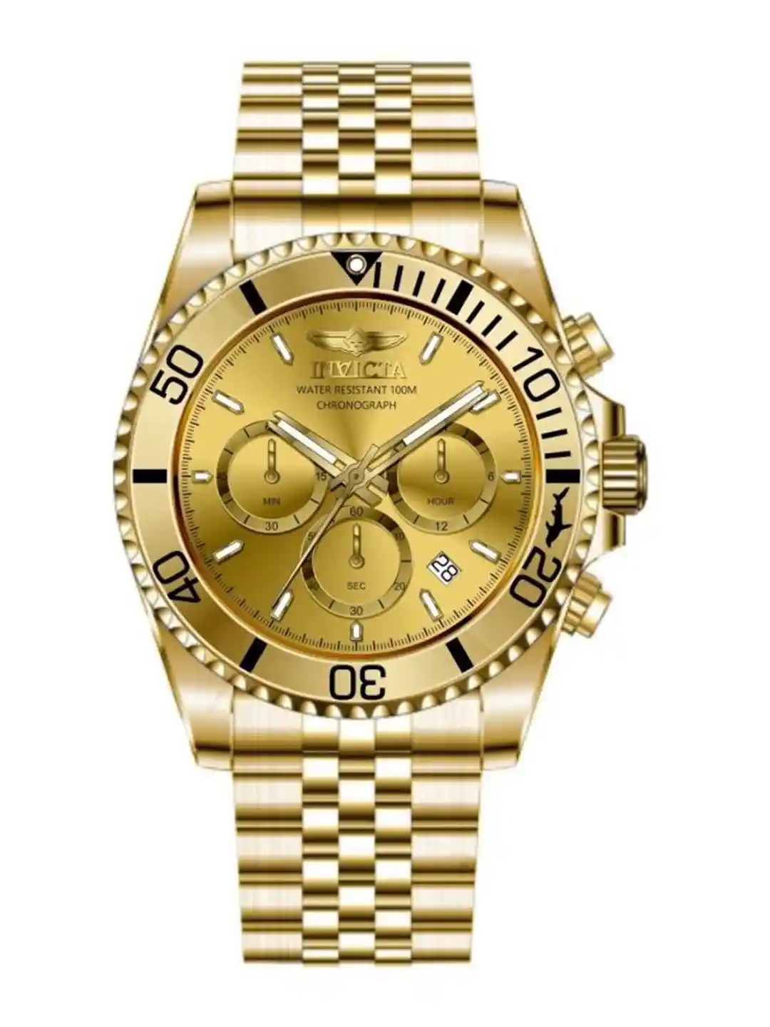 Buy Invicta Pro Diver Men Patterned Dial Stainless Steel Straps - Main Image