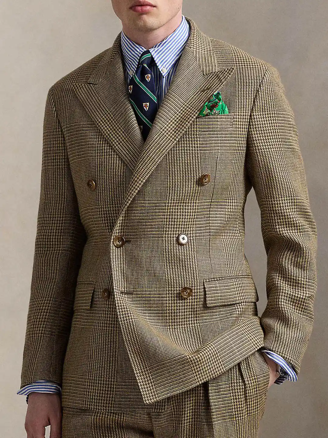 Buy Polo Ralph Lauren Slim Fit Double Breasted Blazer Blazers