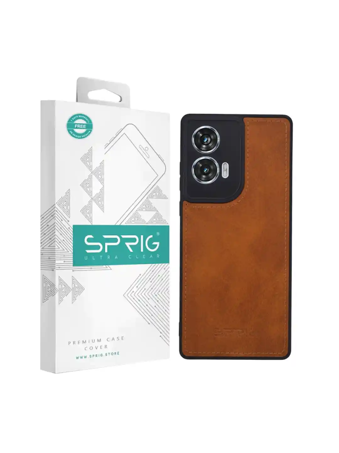 Buy SPRIG Moto G96 Matte PU Leather Back Cover Mobile