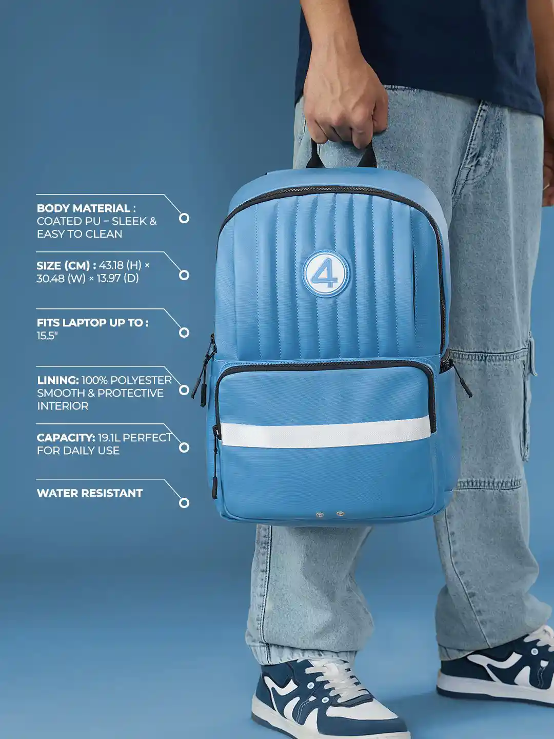 Buy The Souled Store Men Fantastic 4: Baxter Suit Graphic Backpack