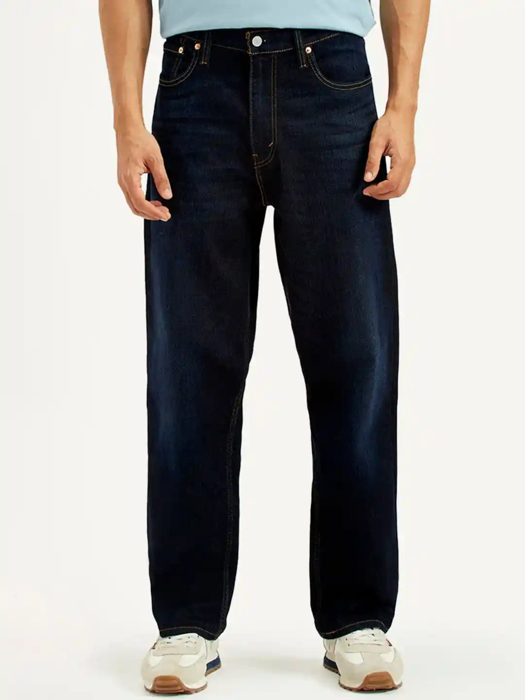 Buy Levis Men Cotton Mid-Rise Heavy Fade Baggy Jeans Jeans for