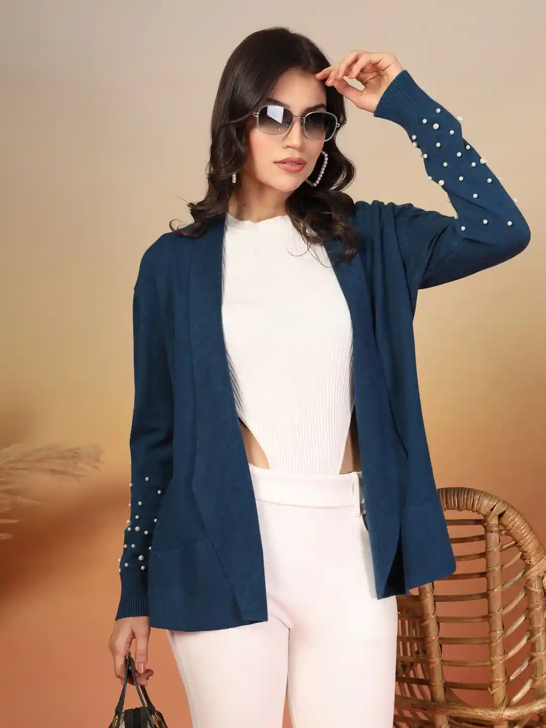 Juelle Women Woollen Longline Shrug