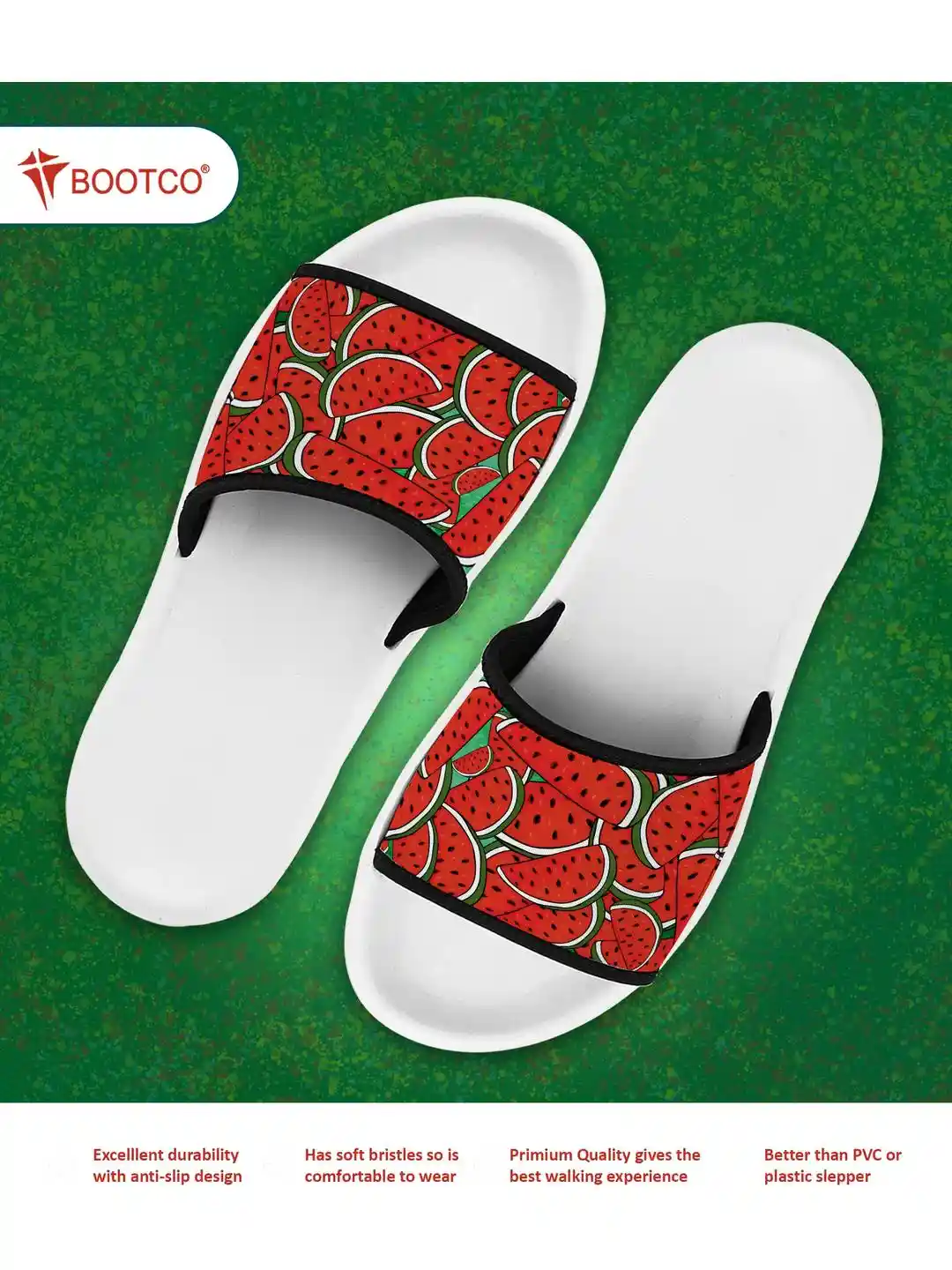 BOOTCO Women Red Rubber Room Slippers