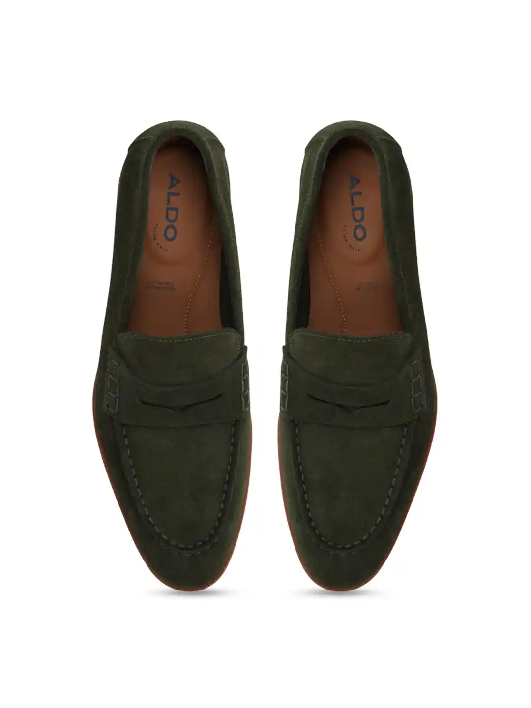 Buy ALDO MELVILLEA Men Leather Slip-On Formal Loafers Formal