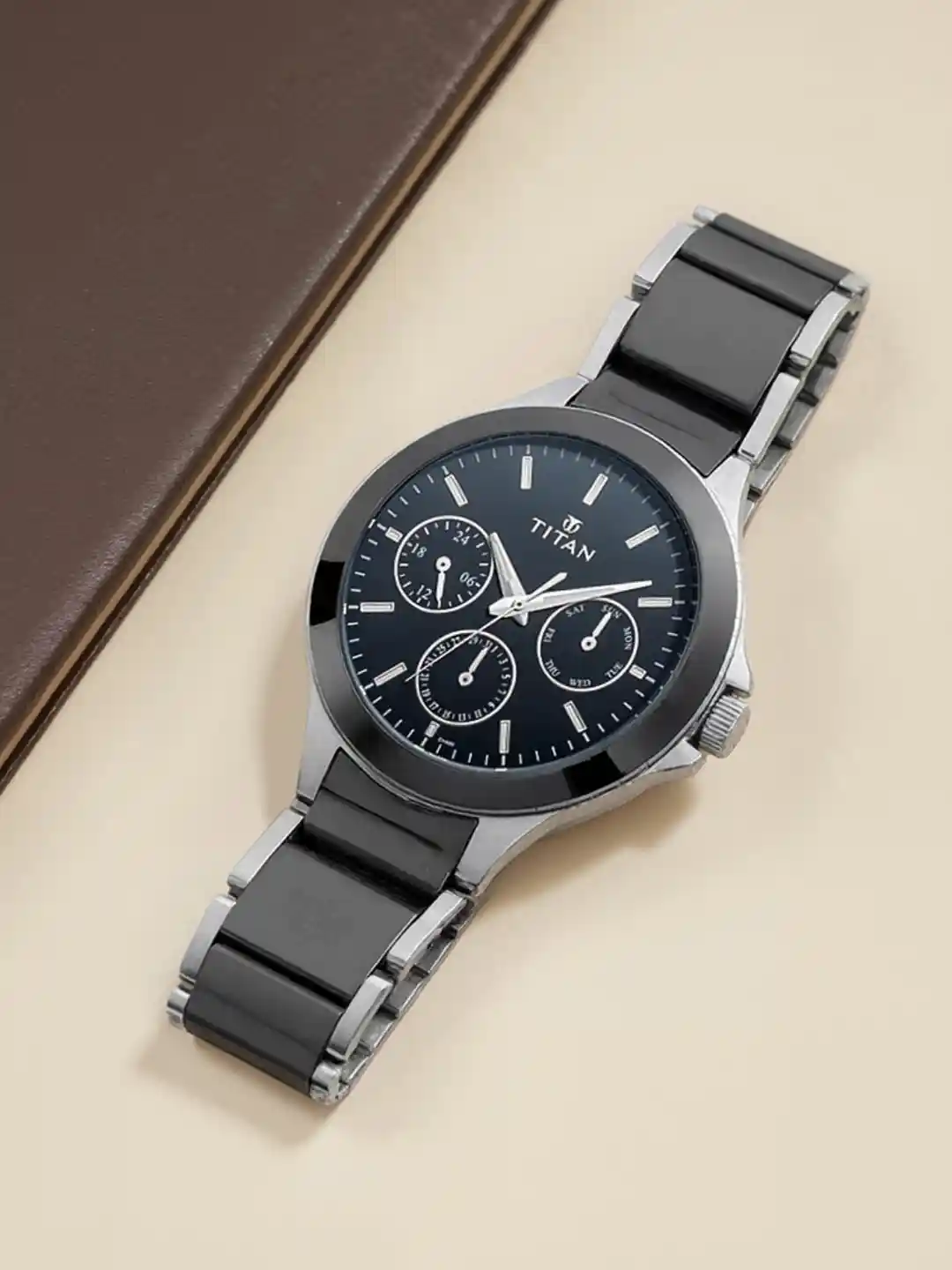 Buy Titan Ceramics Men Black Analogue watch NL90089KD01 Watches