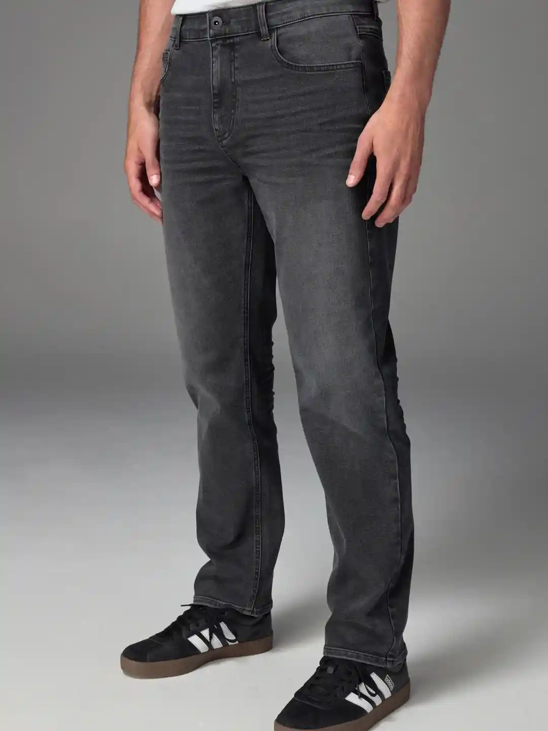 NEXT Men Mid-Rise Light Fade Straight Fit Stretchable Jeans