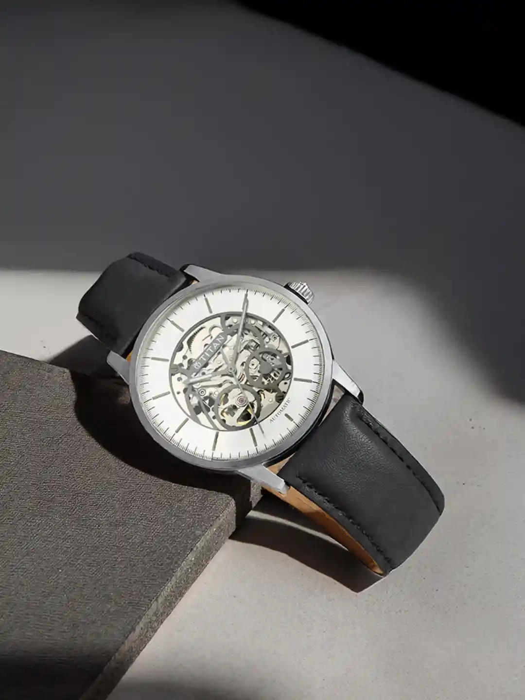 Buy Titan Mechanical Men Silver Analogue watch 90110SL01 Watches