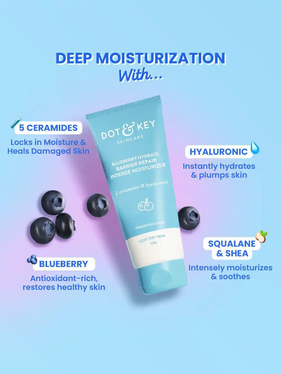 Buy Dot & Key Barrier Repair Intense Moisturizer For Dry Skin +5