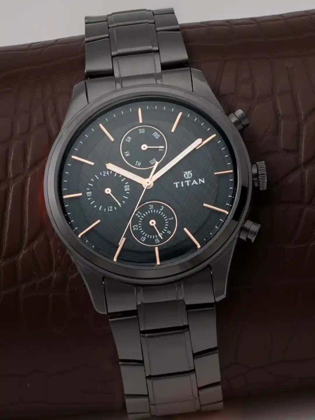 Buy Titan Neo Gents Men Black Analogue watch NL1805NM01 Watches