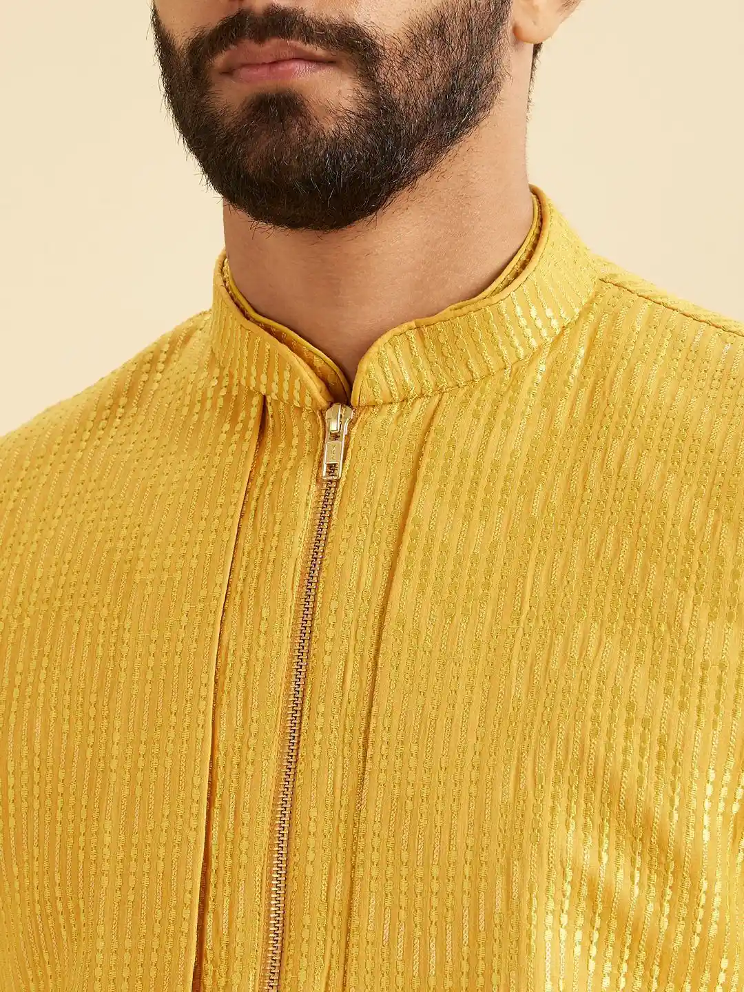 Buy Manyavar Men Kurta with Pyjamas Nehru jacket Kurta Sets