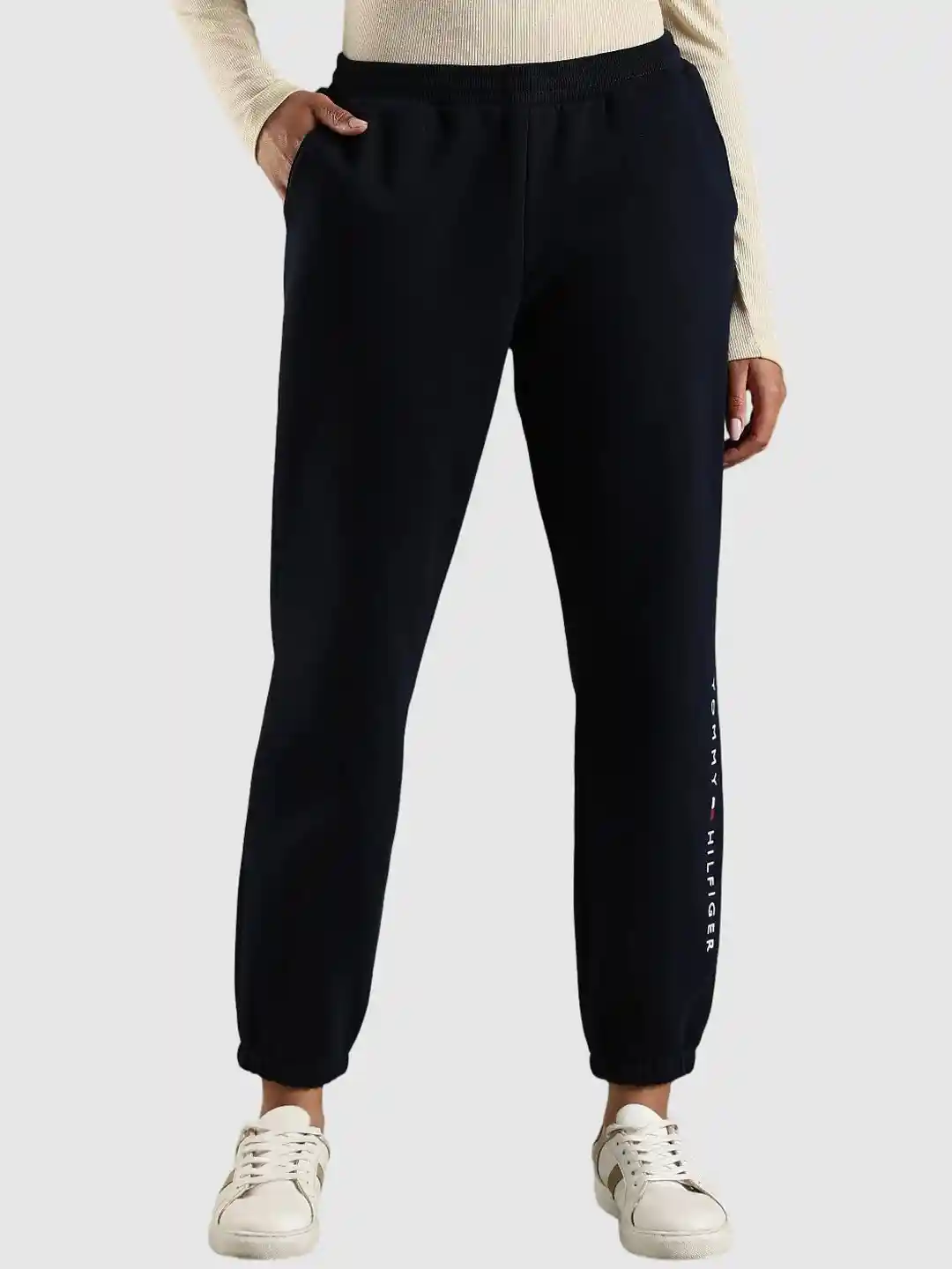 track pant tommy hilfiger women's grey sweatpants