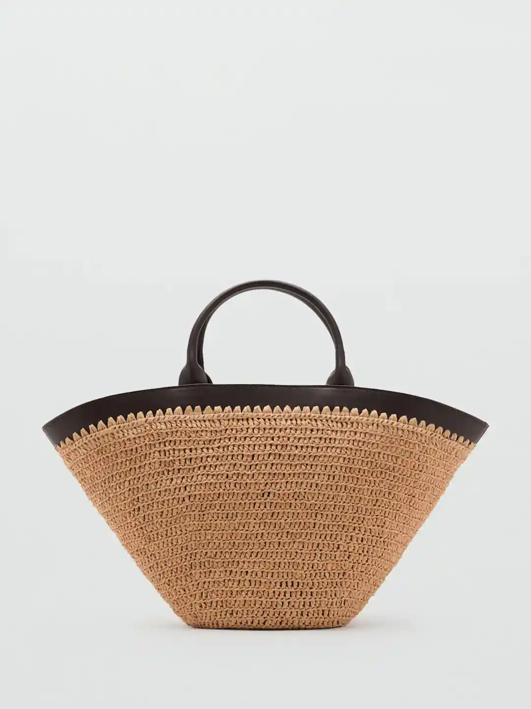 Buy MANGO Basket Weave Bucket Handheld Bag Handbags for Women