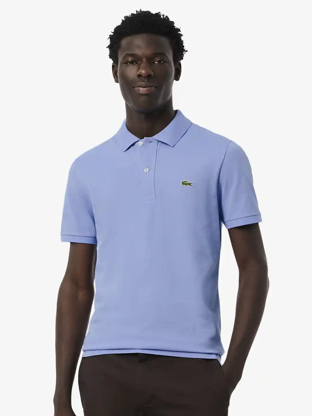 T Shirt Polo Lacoste Slim Fit Lacoste Men Solid Polo Collar Pure