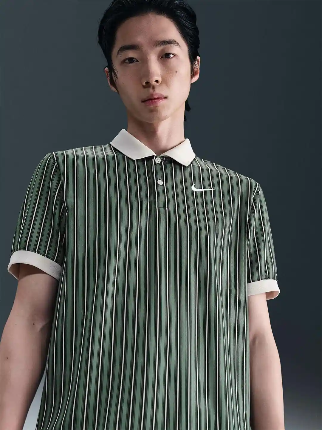 Nike Victory+ Men's Striped Dri-FIT Golf Polo T Shirt