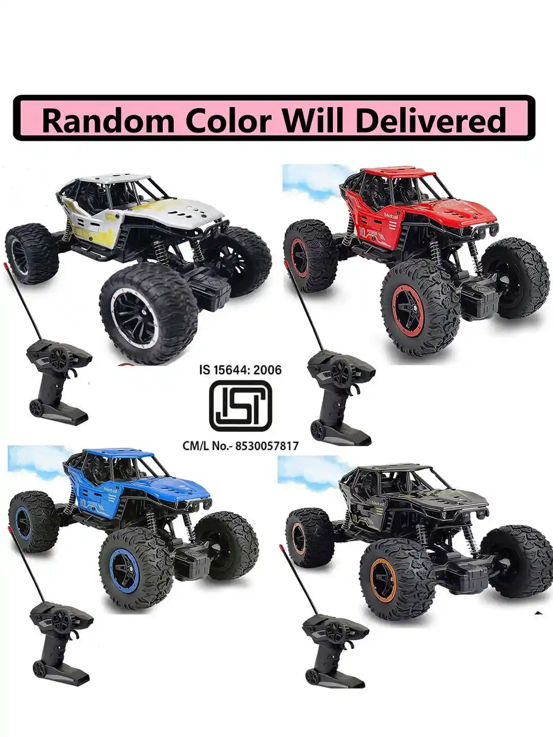 Monster Truck Remote Control Car And Bike 12V Seater Rechargeable