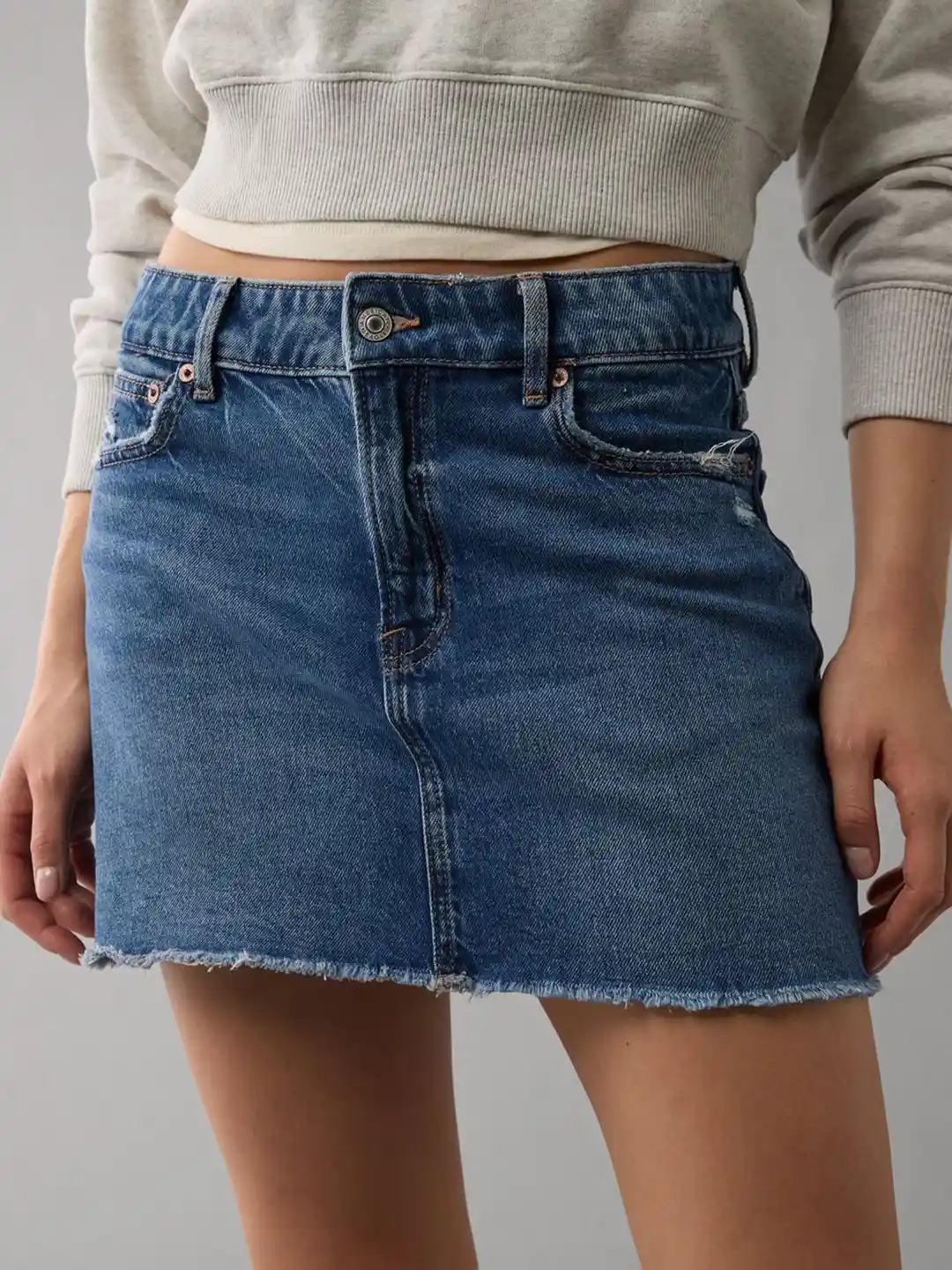 Buy AMERICAN EAGLE OUTFITTERS Stretch High-Waisted Denim Straight