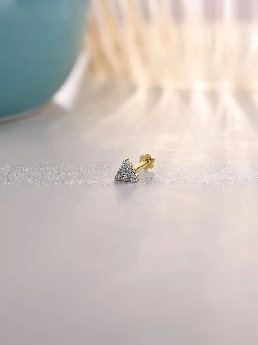 Tanishq Diamond Diamond Small Nose Pin Price Mia By Tanishq 14KT