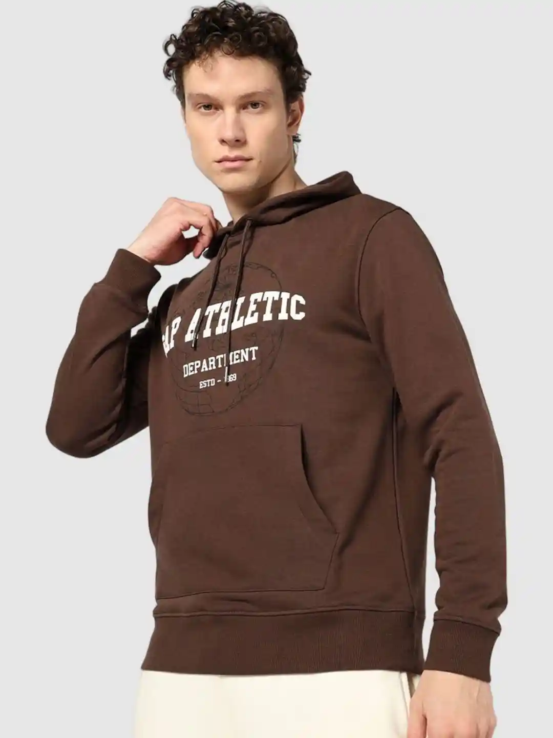 Buy GAP Men Brand Logo Printed Hoodie Pullover Sweatshirts