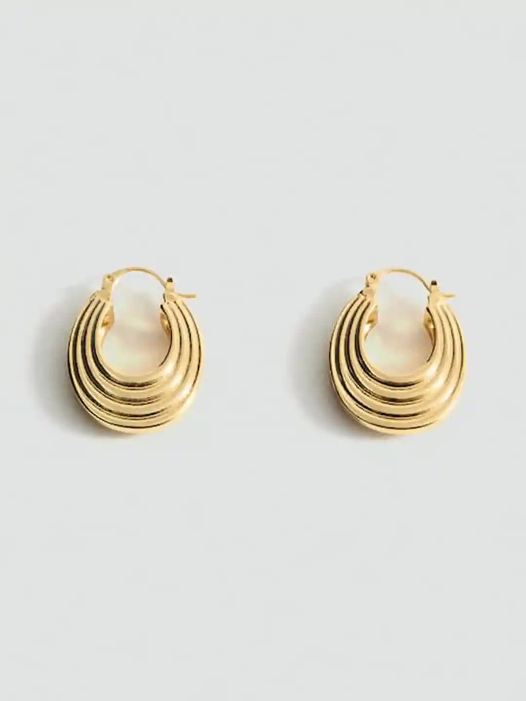 Buy MANGO Oval Hoop Earrings Earrings for Women 32600738 Myntra
