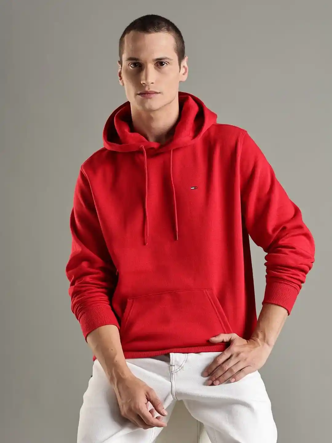 Tommy Hilfiger Men Hooded Pullover Sweatshirt