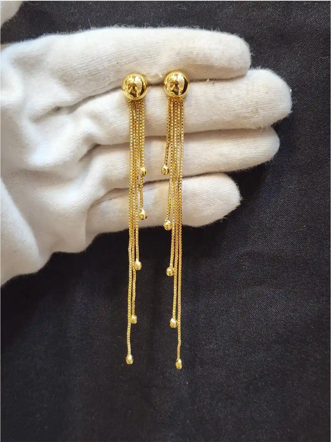 Earrings Design Sone Ke Sui Dhaga Anshenterpris Gold-Plated Sui