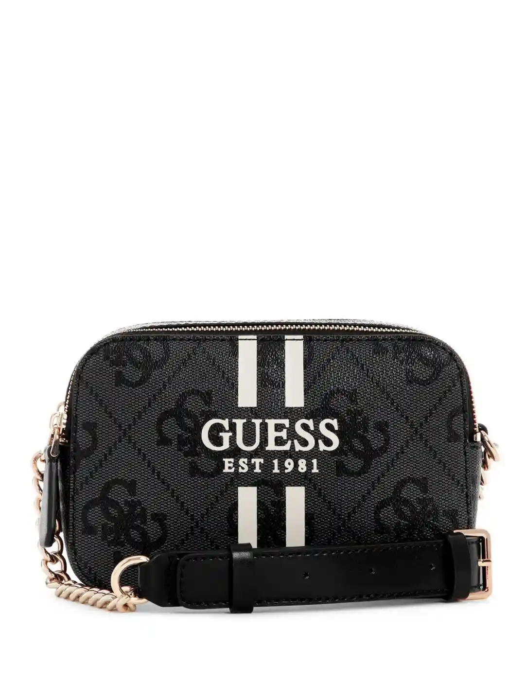 Buy GUESS Women Noelle Camera Typography Crossbody Sling Bag