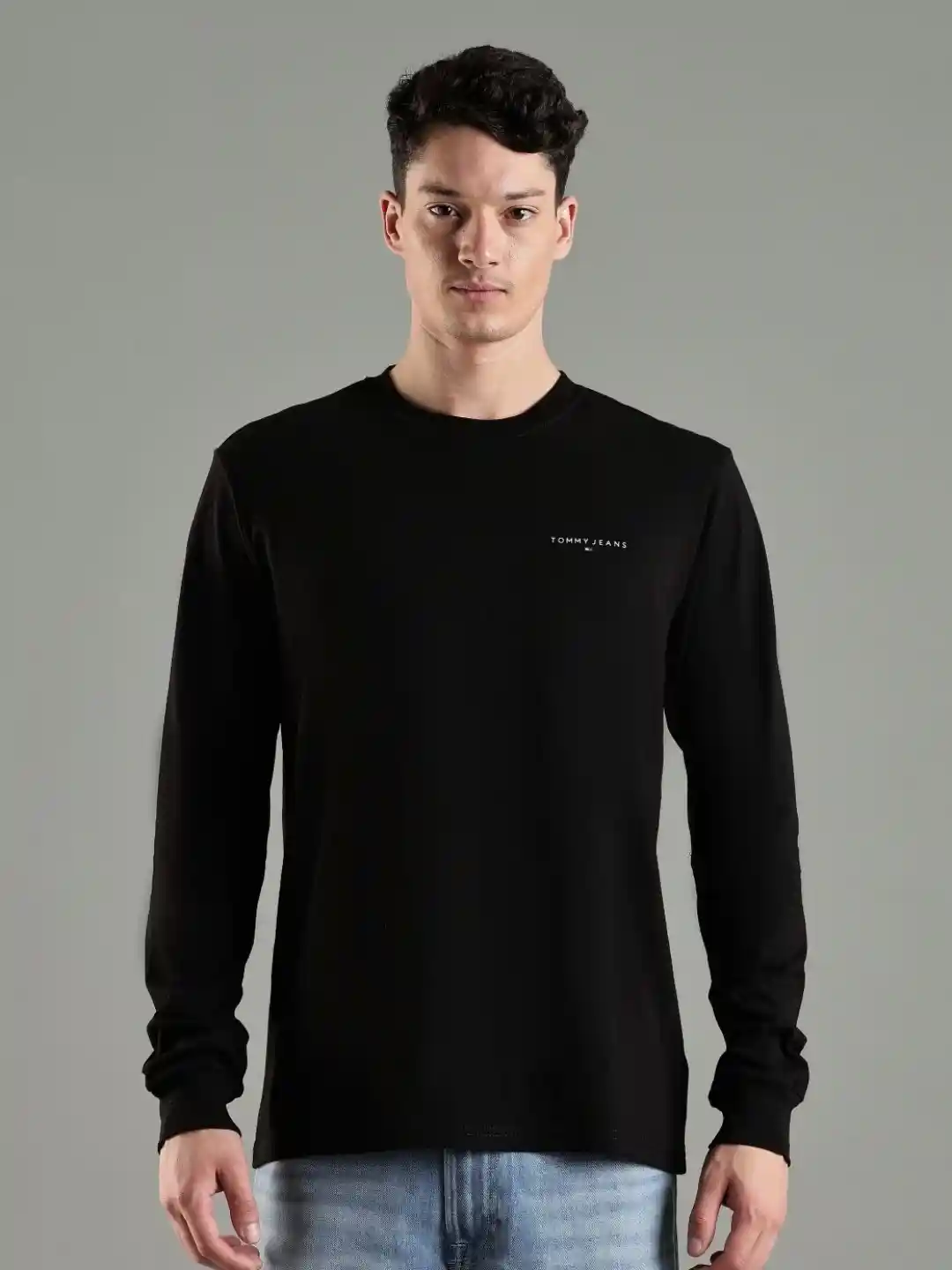 Buy Tommy Hilfiger Europe Round Neck Long Sleeves Slim Fit T-shirt